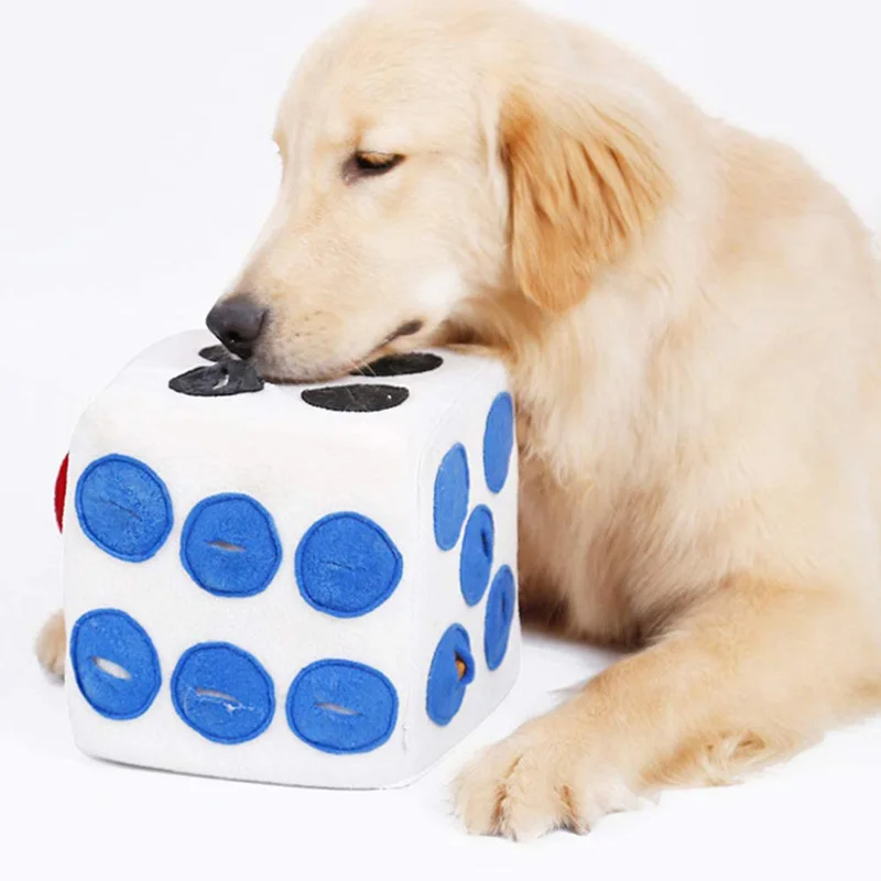 

Для собак, моющиеся игрушки для собак, Обучающие игрушки интерактивные IQ Обучение игрушечные игральные кубики в форме коврик Товары для соб...