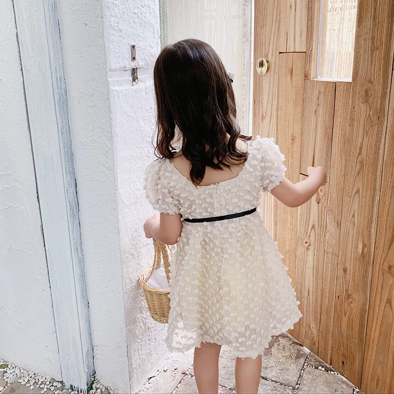 

Fashion Child Summer Kids Girl's Short Sleeve Dress
