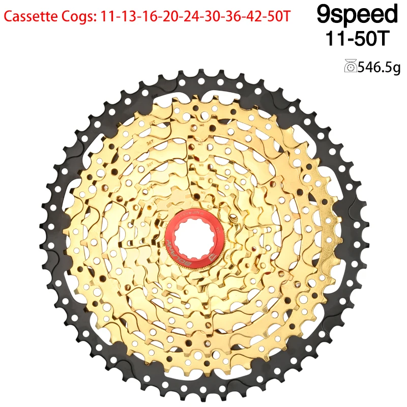 BOLANY MTB кассета 8S 9S 10 Скорость 11 32/40/42/46/50T горный велосипед стальной свободного хода