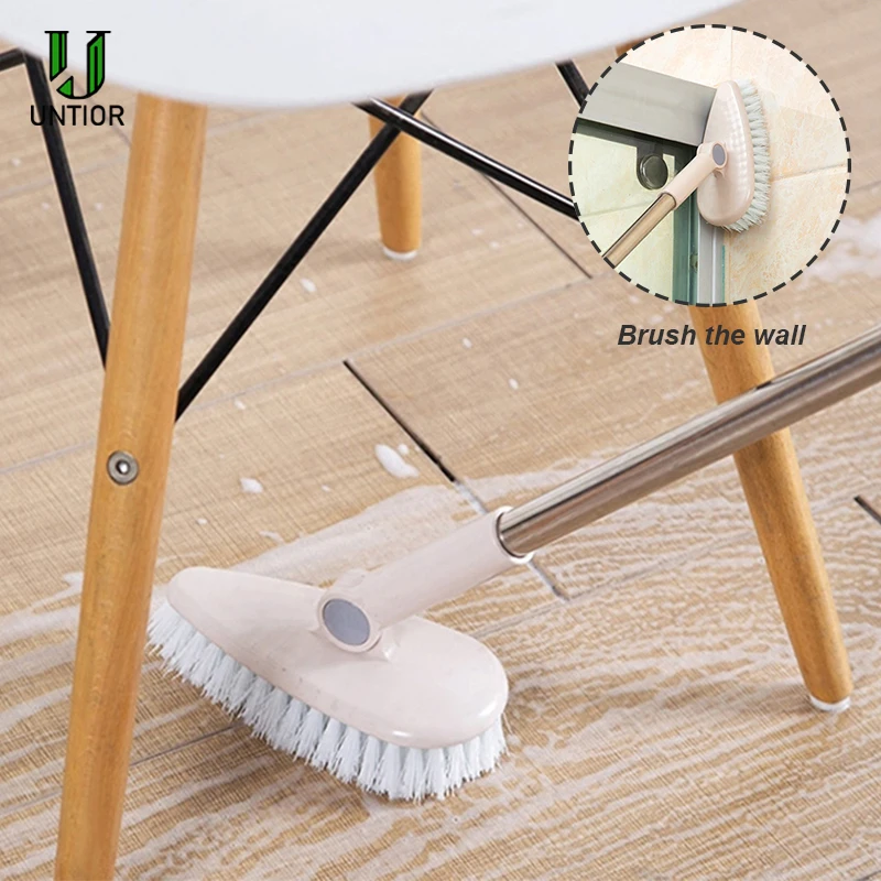 Многофункциональная щетка для пола с длинной ручкой чистки ванной комнаты