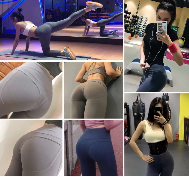 

Summer New Women Yoga Pants Sports Exercise Fitness Running Trousers Gym Slim Compression Leggings Sexy Hips Push Up High Waist