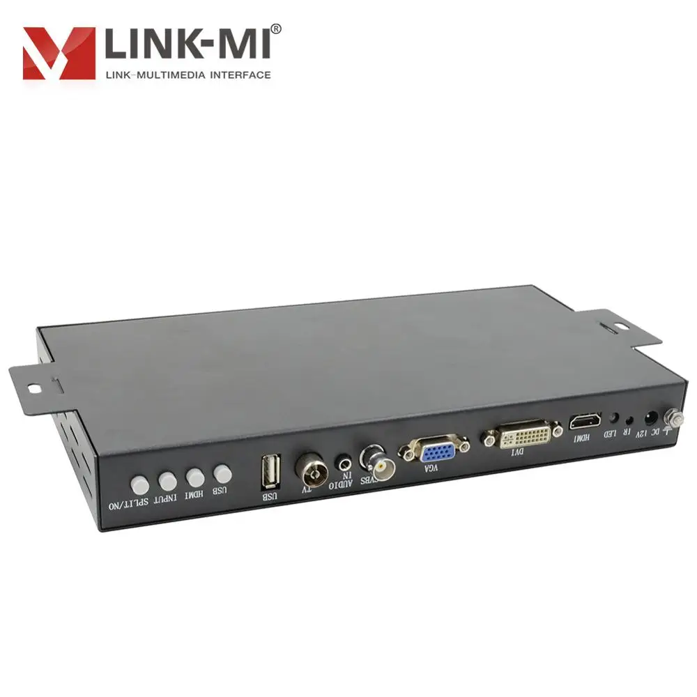 LINK MI вертикальный 2x2 1x4 1x3 1x2 настенный видеоконтроллер HDMI + DVI VGA CVBS TV USB входы