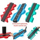 Пластиковый Манометр для контура, стандартный инструмент для разметки дерева, профессиональный керамический измерительный инструмент, 510 дюймов