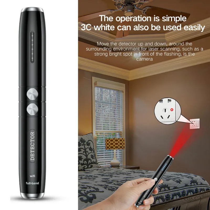 anti hidden camera detector spy gadgets wiretapping bug rf signal wireless micro cam mini camcorder scanner camara espia finder free global shipping