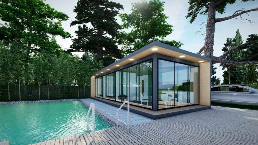 Горячая продажа 20 футов сборные расширяемые складные контейнерные дома|Кровати|