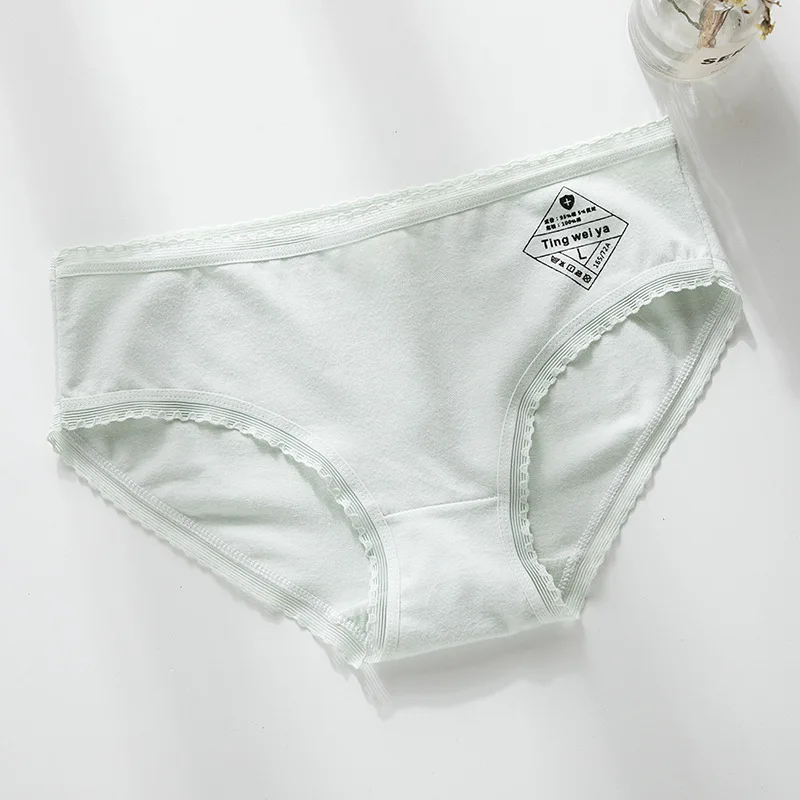 

Ladies Underwear, Ladies Fashion Printed Lace Edge Underwear, Pure Cotton Breathable Ladies Underwear, Ladies Underwear