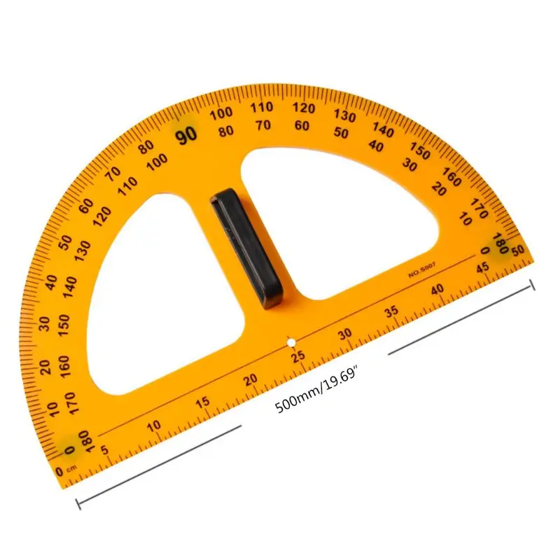 

Multifunction Teaching Ruler Set Triangle Protractor Measurement Ruler Tools 831D