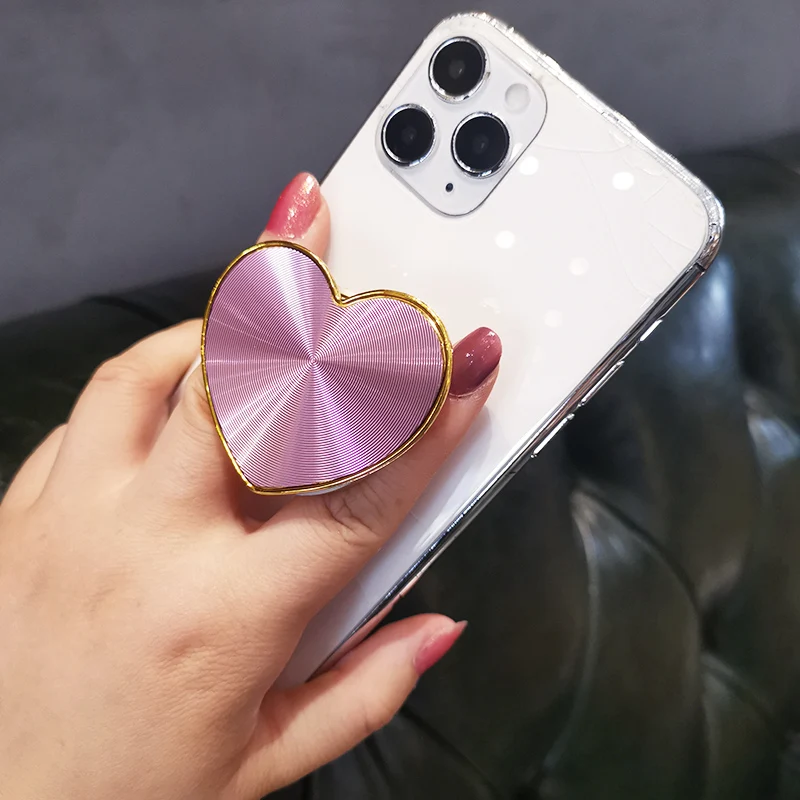 В форме сердца стрейч пальца Grip мобильный телефон держатель подушка