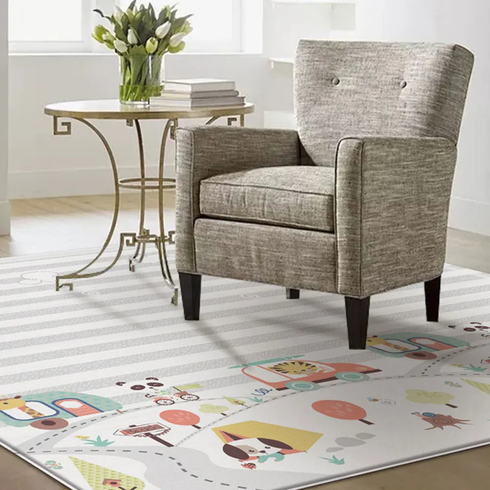 Новый детский игровой Шелковый коврик для ползания Складной Водонепроницаемый