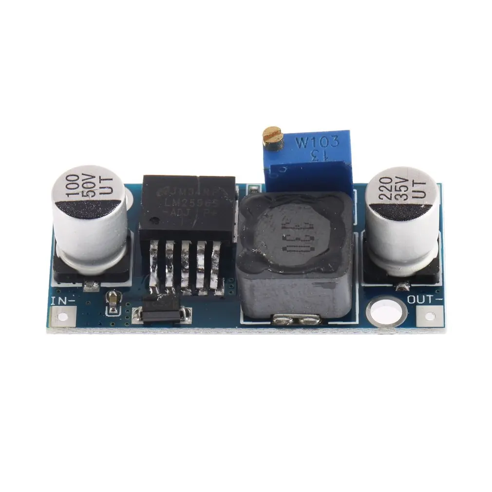

DC-DC LM2596 Adjustable Converter Power Supply Module 1.3V-35V Voltage Regulator Power Converter