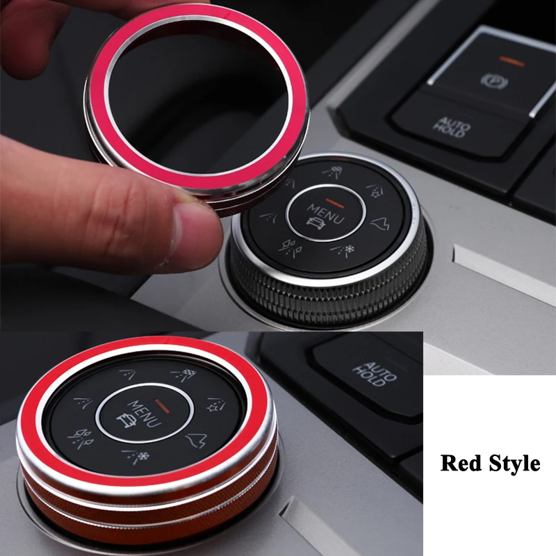 2pcs/set SEEYULE Car Center Console Drive Mode Chassis Lift Knob Decor Cover Accessories for VW Volkswagen Touareg 2019 2020 | Автомобили