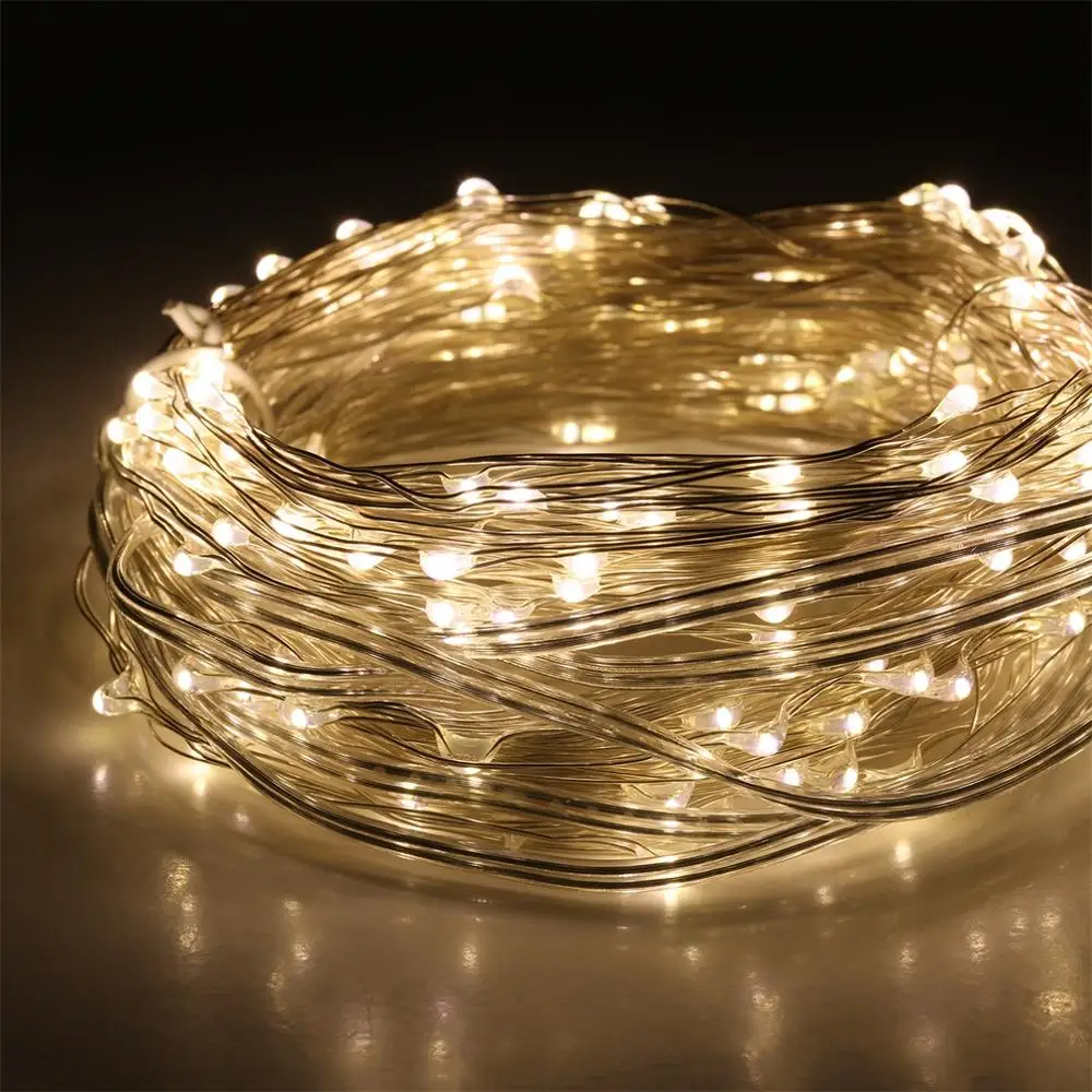 Светильник гирлянда на солнечной энергии водонепроницаемая светодиодная лента 2