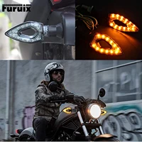 2pcs motorcycle off road vehicle led turn signal universal modification accessories locomotive racing turn signal light