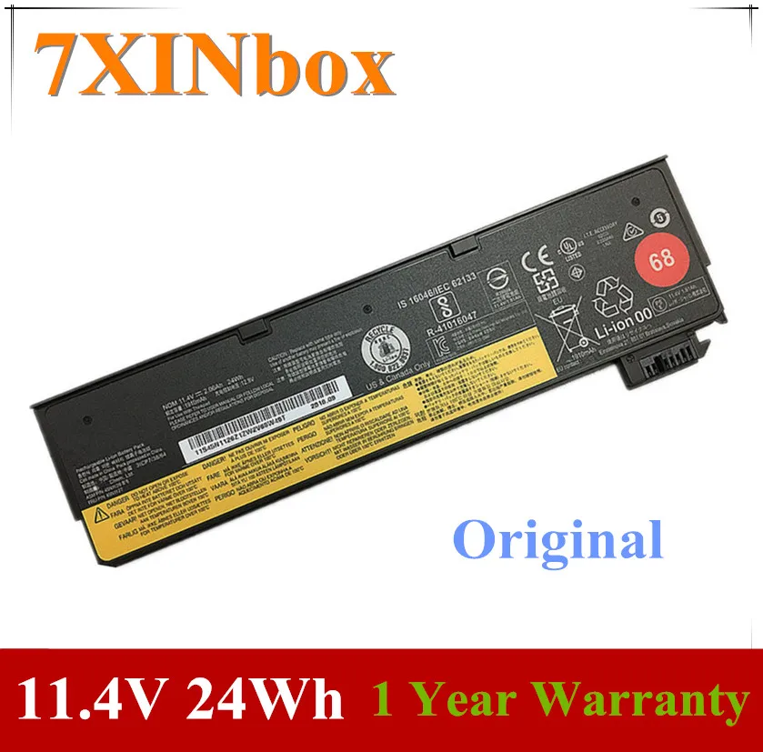 Bateria do Laptop Original para Lenovo 45n1127 24wh Thinkpad T440s T440 X240 S440 S540 7xinbox 11.4v 0c52861 45n1735 45n1130