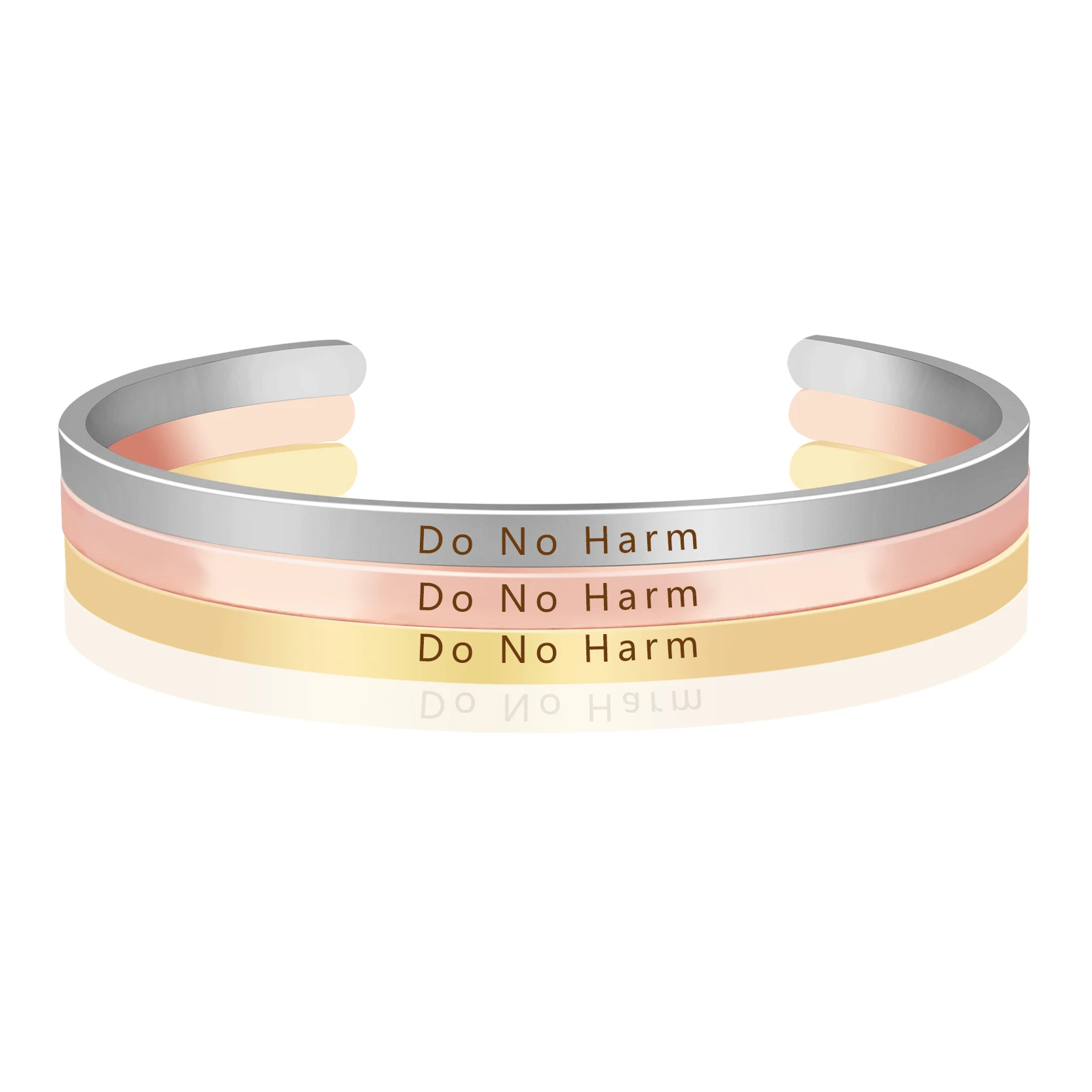 Я с вами всегда цитирую Выгравированная манжета браслет для