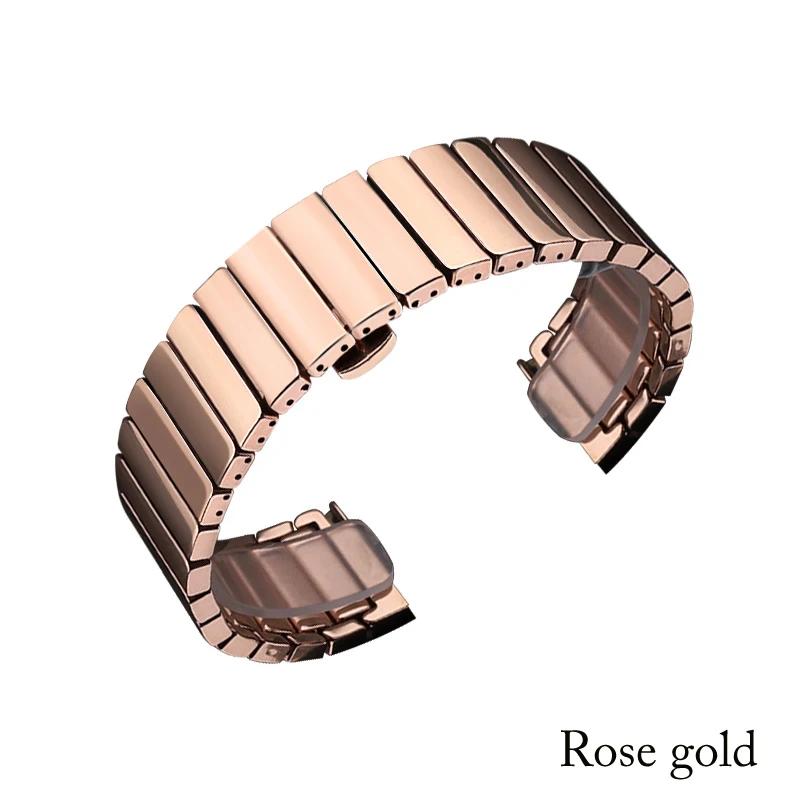 Rose gold 20 мм 22 мм керамический ремешок для часов huawei Watch GT/honor magic watch 2 для Amazfit Stratos 2/2S ремешок для часов браслет аксессуары - Цвет ремешка: Rose gold