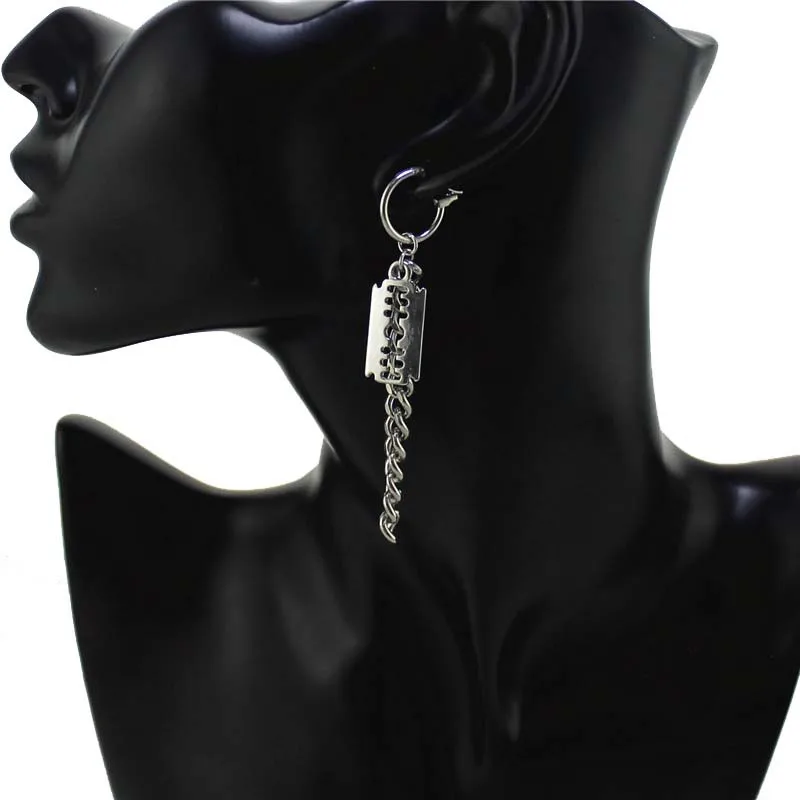 1 шт. панк готический сплав колючая проволока закручивающееся лезвие цепь звено