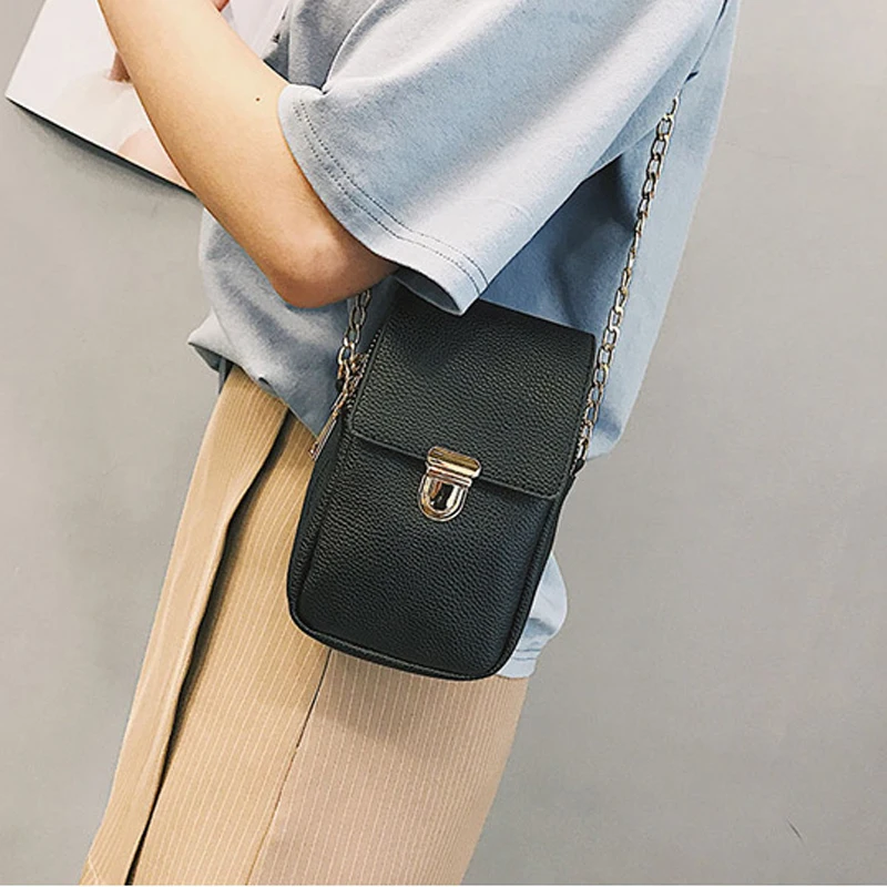 Женские сумки через плечо мини-кошелек с откидной крышкой для сотового телефона