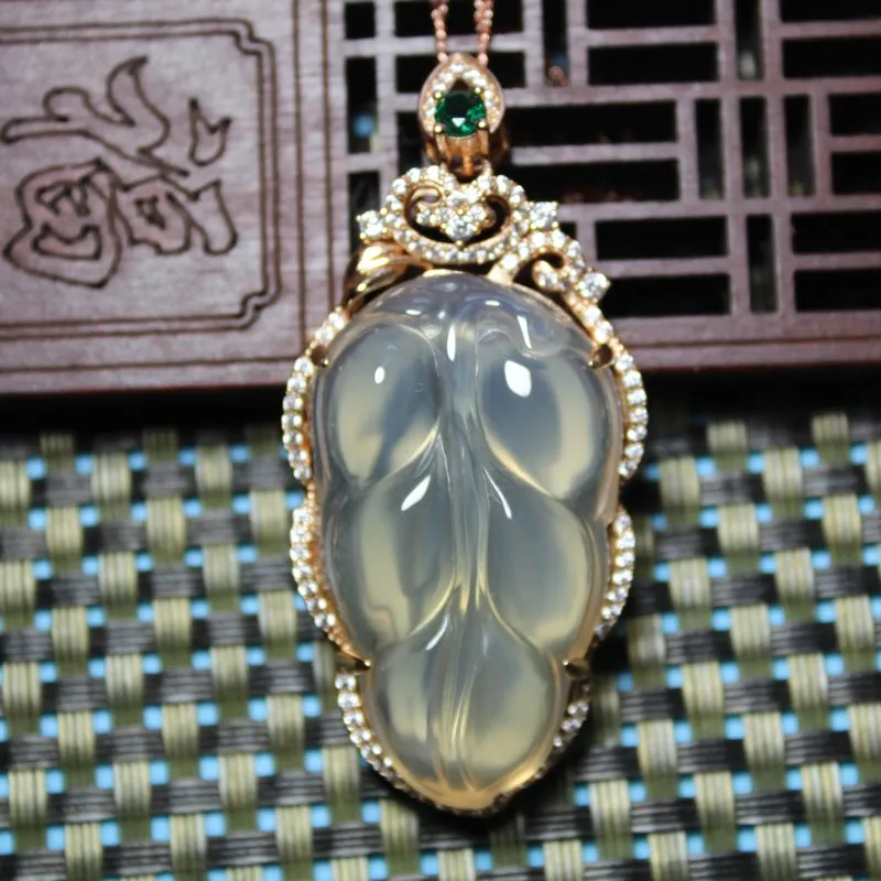 Оптовая продажа модные украшения классический халцедон особая серебряная