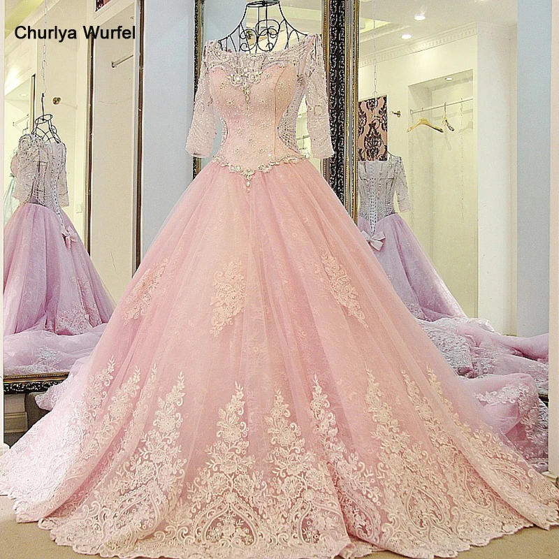 LS21447 tulle Линия роскошных вышитых бисером кристаллов половина рукавов корсет