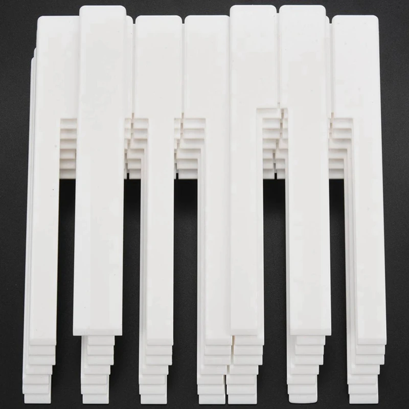 

52pcs Piano Accessories Piano Keytop Repair Parts with White Color for Piano