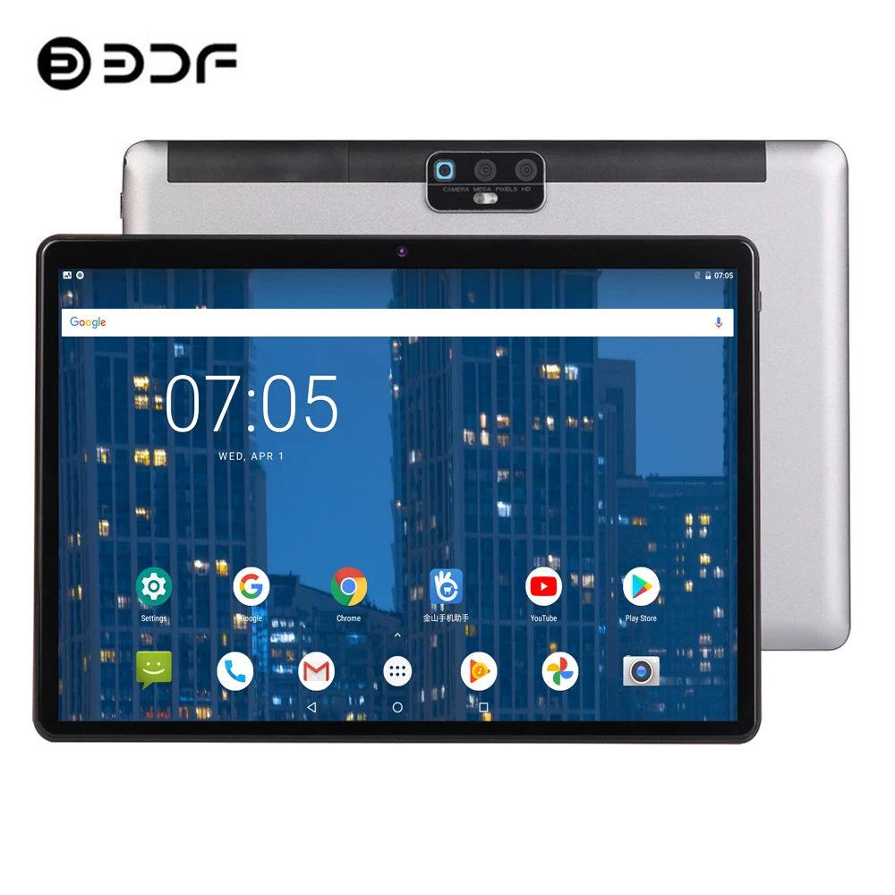 10 1 inch tablet pc google play 4gb64gb android 9 0 octa core 4g phone call pro tablets wifi bluetooth gps android 10 inch tab free global shipping