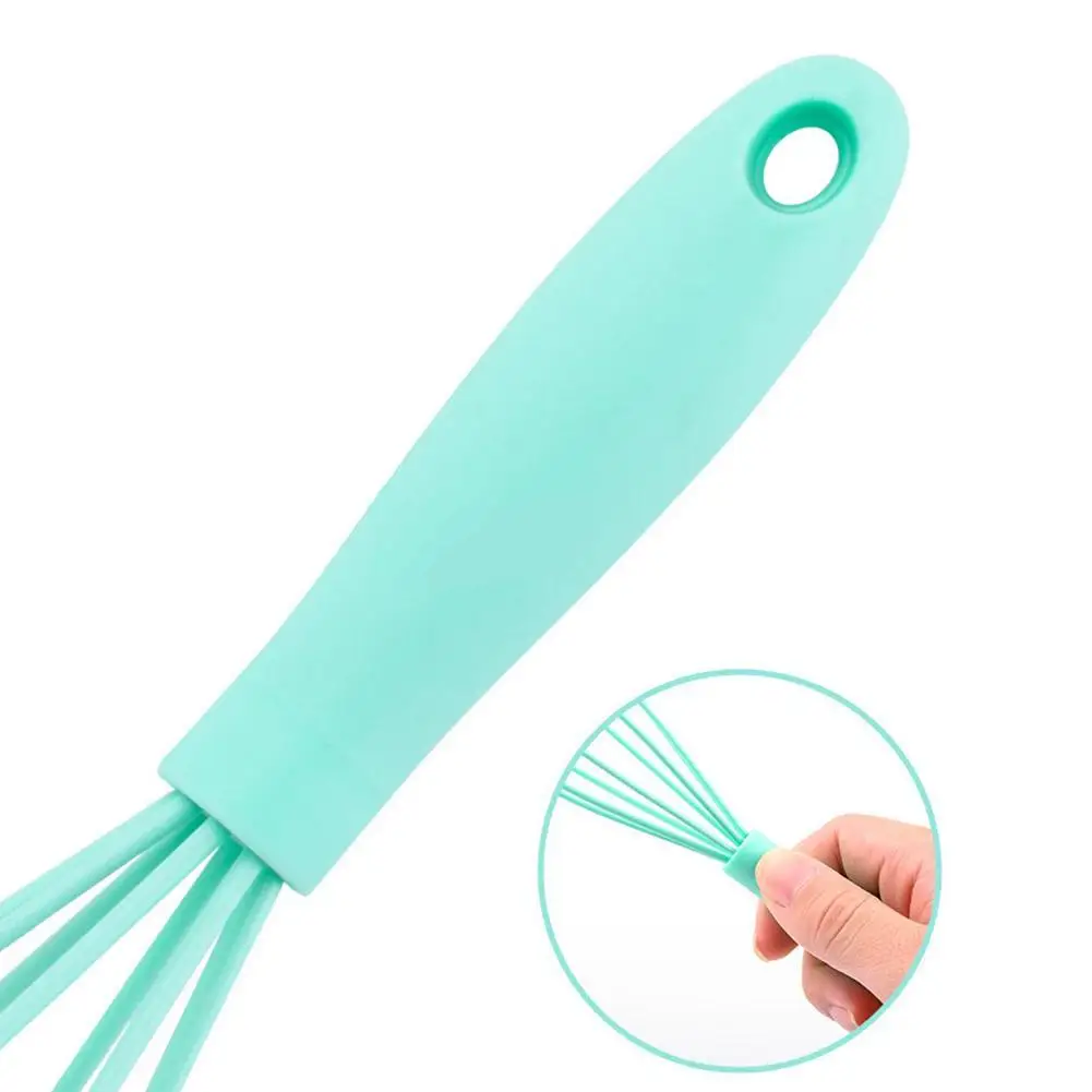 6 дюймовый ручной взбиватель для яиц стальной силиконовый шарик венчик крема