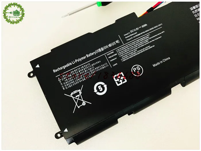 GYIYGY 14 8 V 5420mAh 80WH AA PBZN8NP Аккумулятор для ноутбука Samsung 7 Np 700 700z Np700z7c Np700z5b BA43 00318A 1588
