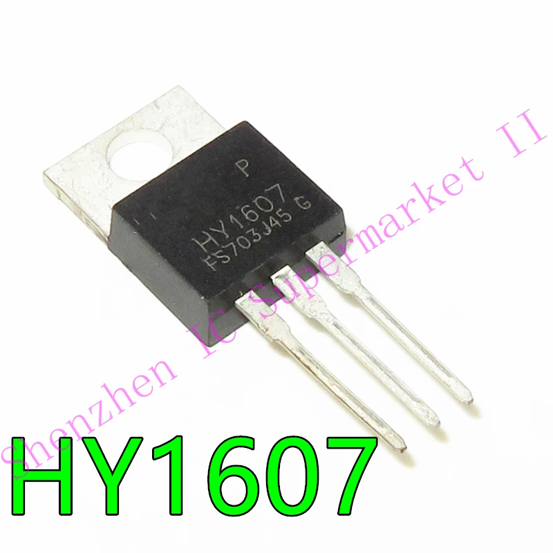 

5pcs HY1607 TO-220 N-Channel Enhancement Mode MOSFET