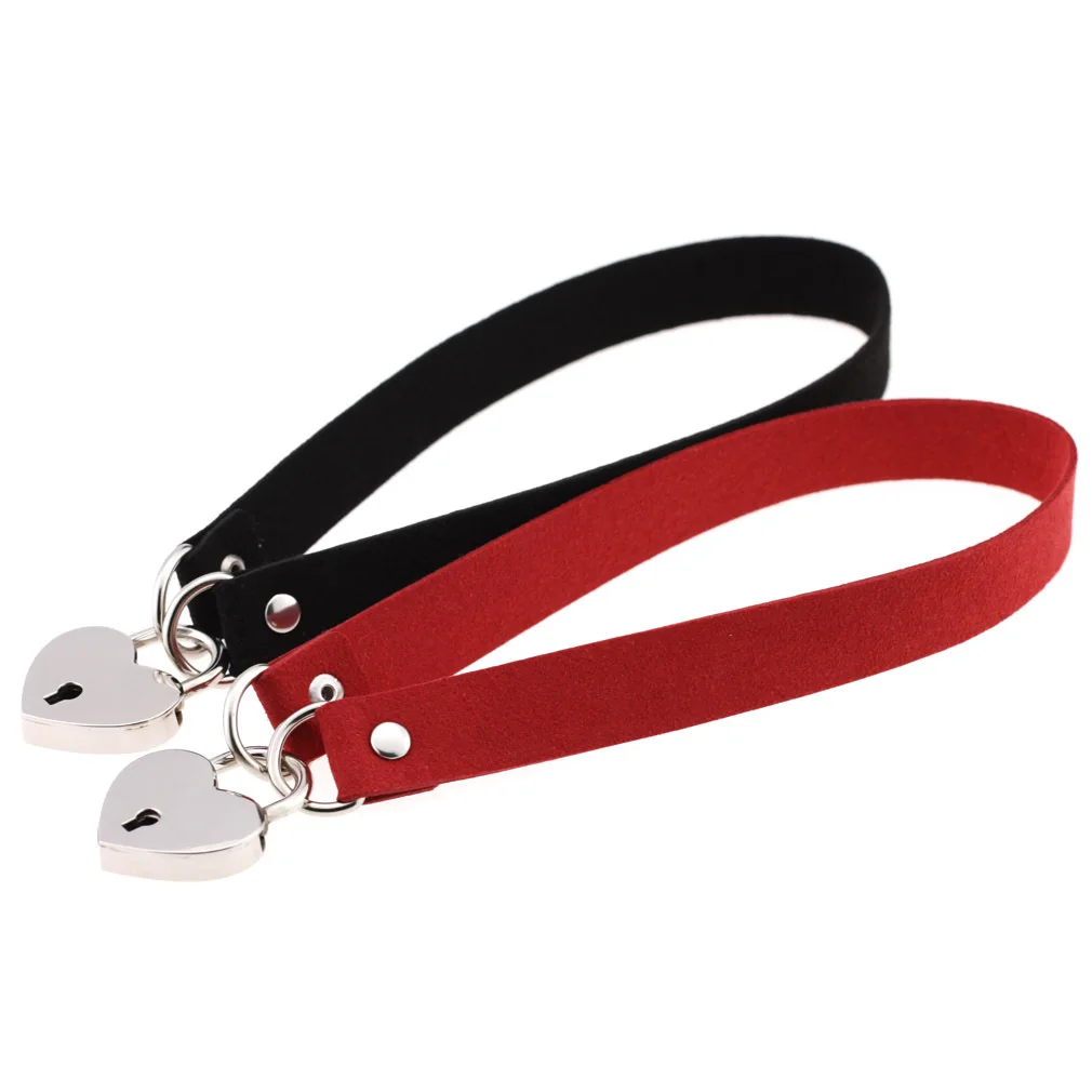 Простое Ожерелье с замком Love забавное колье в стиле панк соединение персикового