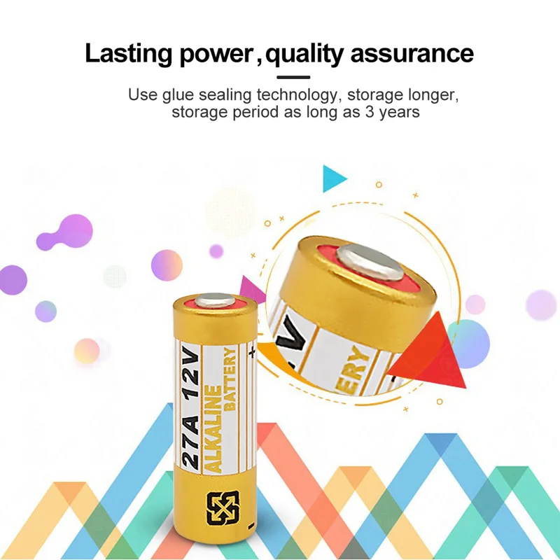 PHOMAX 5 шт./упак. Щелочная сухая батарея 27A 12 В дистанционный ключ одноразовая CA20 K23A