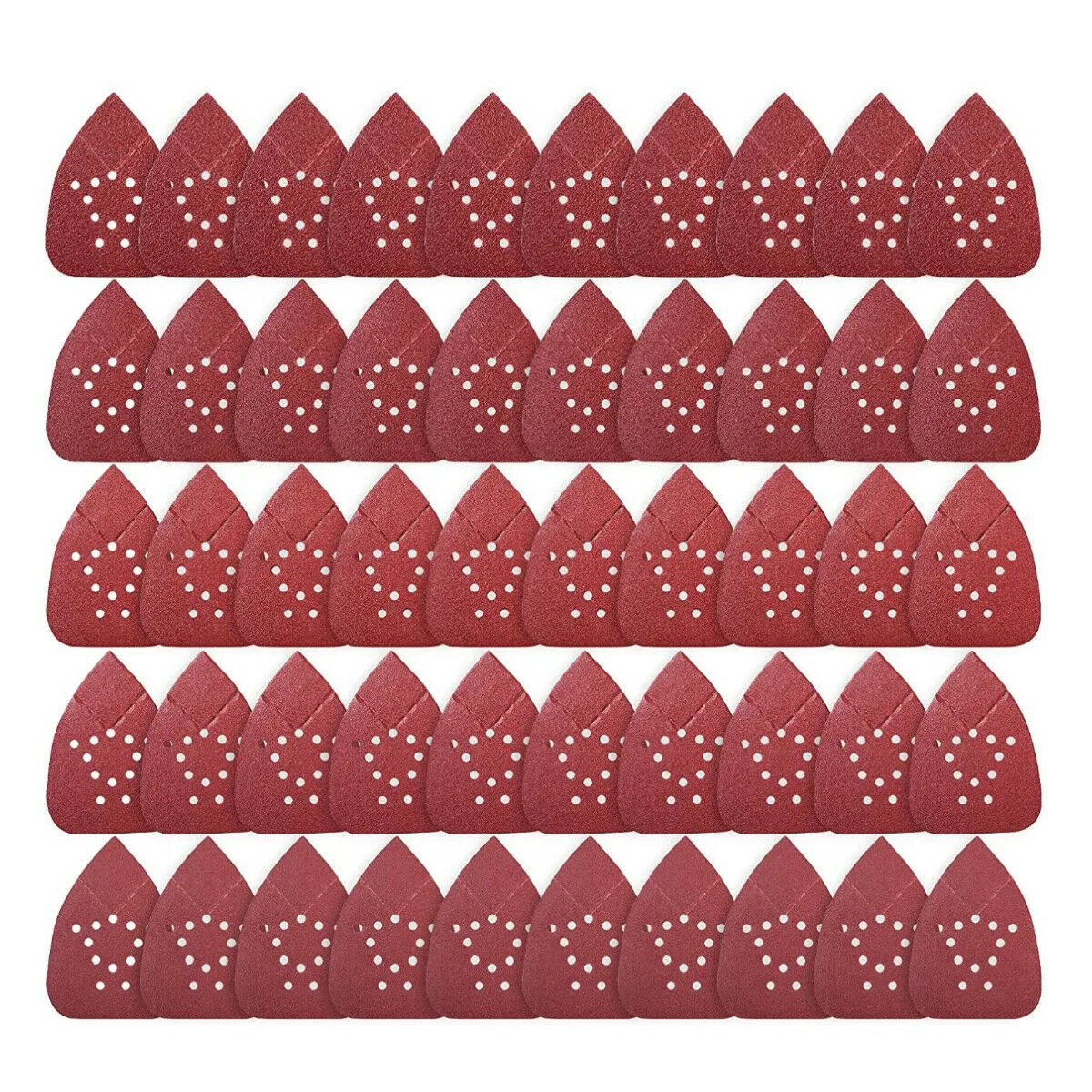 

50pcs Mouse Detail Sander Sandpaper Hook Loop Sanding Pads 60-220 Grit Sanding Discs Mouse Sandpaper Outils Abrasifs 50pcs