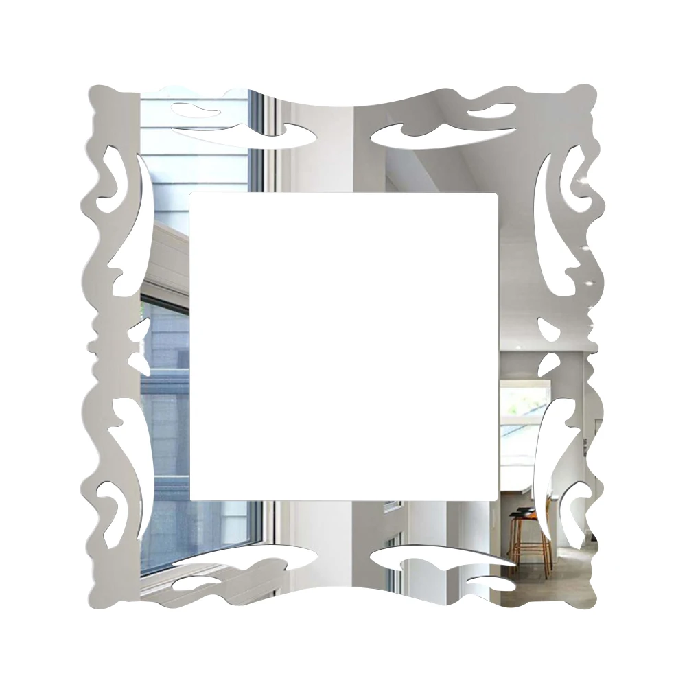 Зеркальная поверхность Защитная DIY квадратный переключатель наклейка крышка