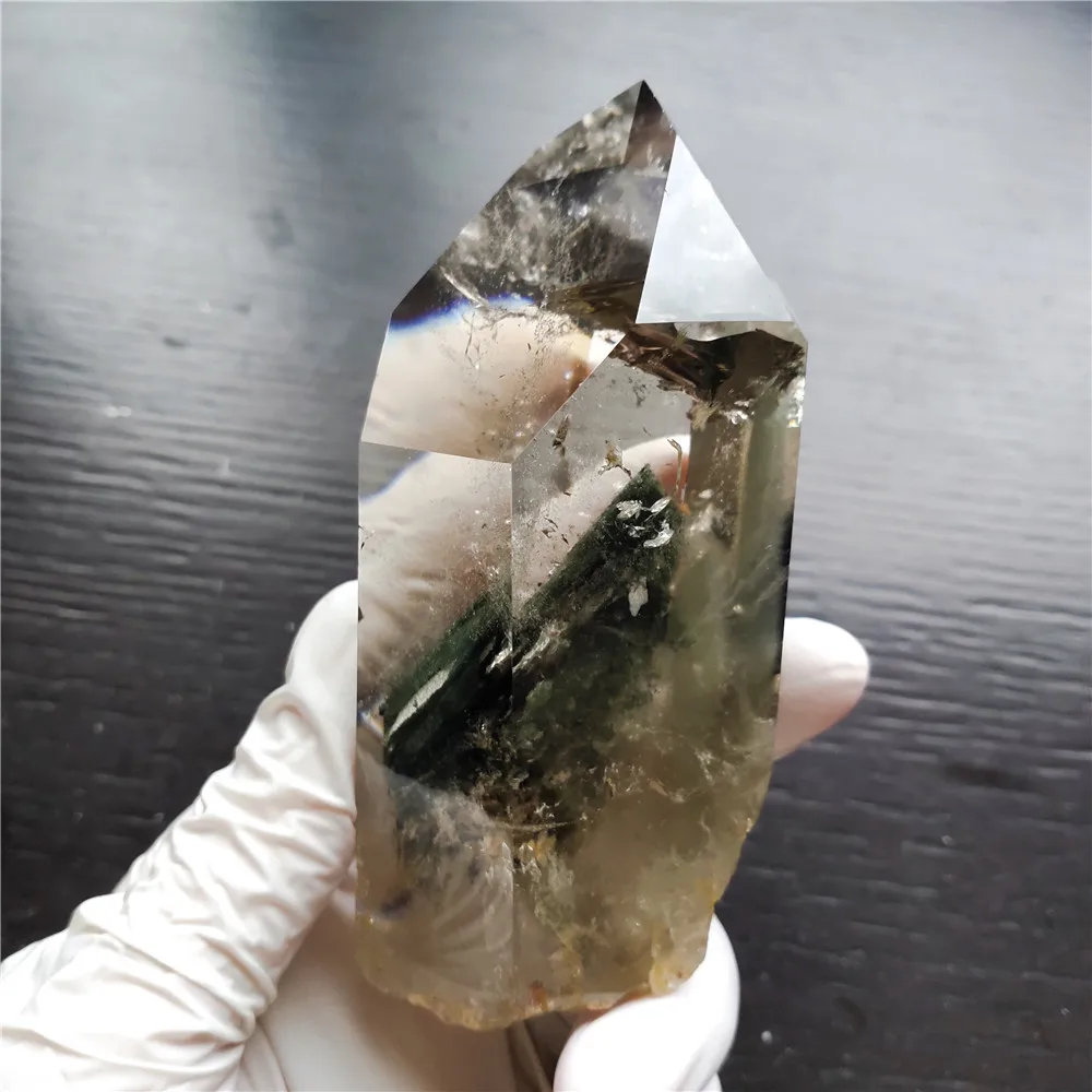 Натуральные Phantom Quartz Point Ghost Crystal Wand Himalaya натуральные лечебные камни для домашнего