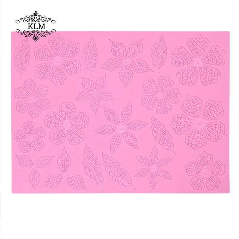 

Большой кружевной инструмент для украшения торта, силиконовая форма для сладостей, цветов, шоколадная помадка, кондитерские изделия, аксес...