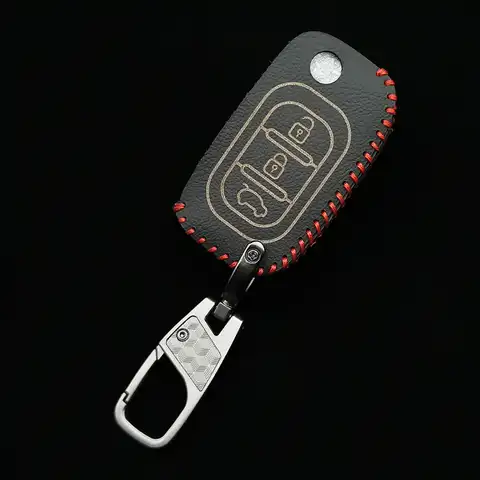 Кожаный чехол-брелок для автомобильных ключей для Лада, седана, ларгуса, гранты, Веста, рентгена