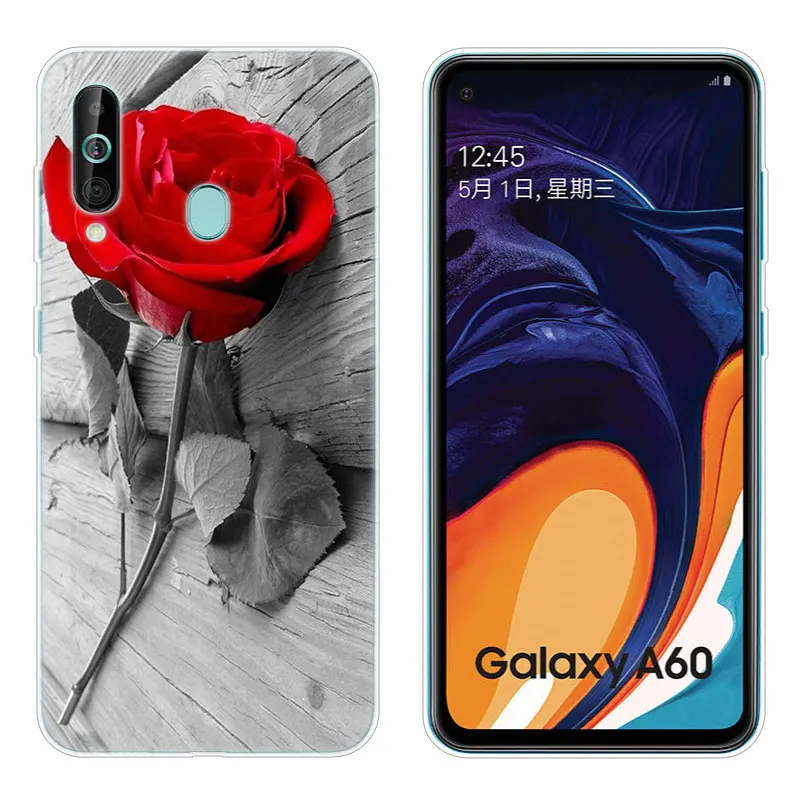 Red Roses Flowers Silicone Case For Samsung Galaxy A90 A80 A70 A60 A50 A40 A30 A10 A20E A2CORE A9 A7 A8 A6 Plus 2018 A5 2017 TPU | Мобильные