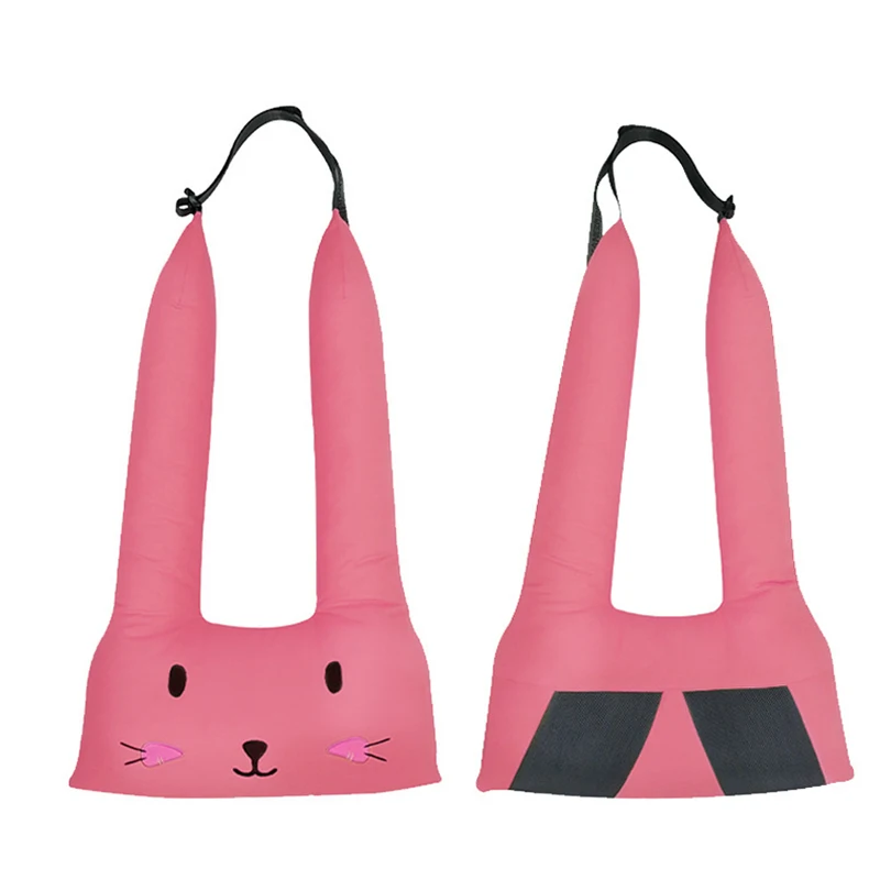 Автомобильный детский ремень на подголовник с мультипликационным принтом для