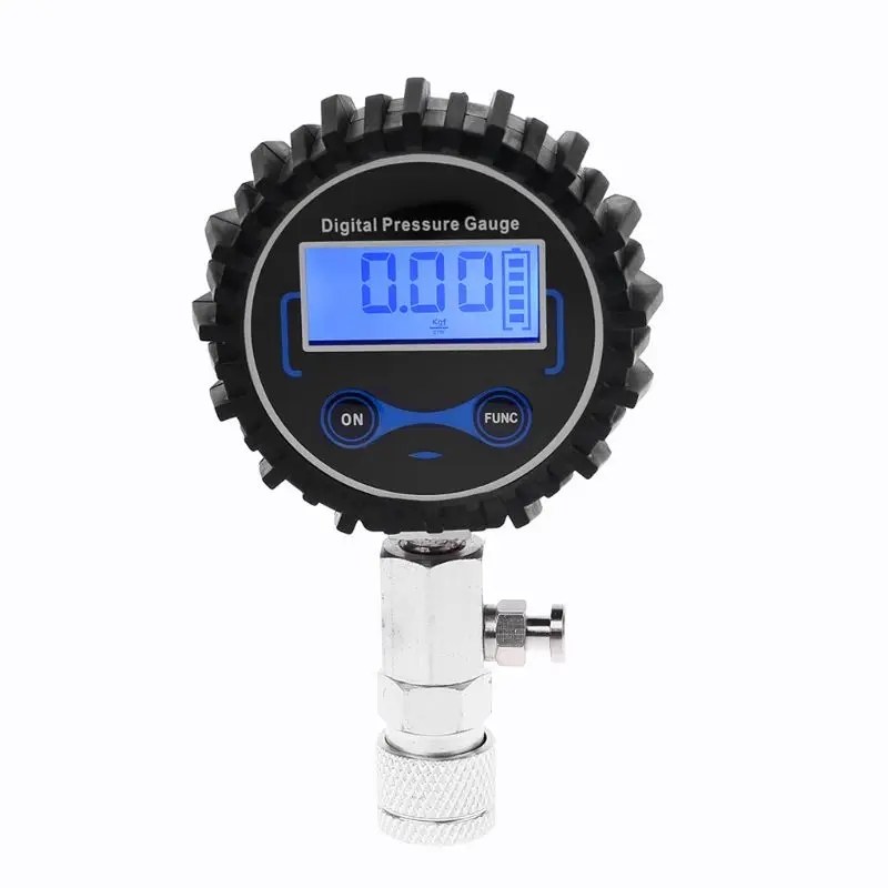 

Digital Compression Tester Pressure Gauge Tester Kit Motor Auto Petrol Gas Engine Cylinder Motorcycle Pressure Gauge with Adapte