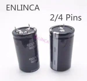 Конденсатор Фарада, 2,7 в, 100F, 360F, 200F, 500F, 25*45 мм, 35*60 мм, Суперконденсатор, автомобильный конденсатор, проходящий через универсальное отверстие