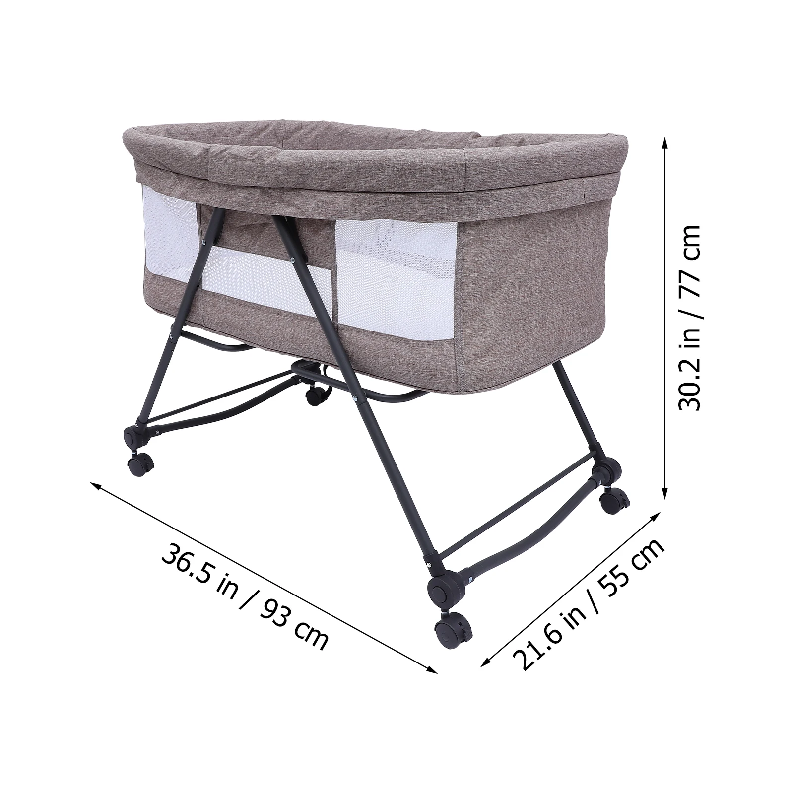 

1 Set High-quality Exquisite Durable Potable Baby Lounger Baby Bed Infant Bassinet