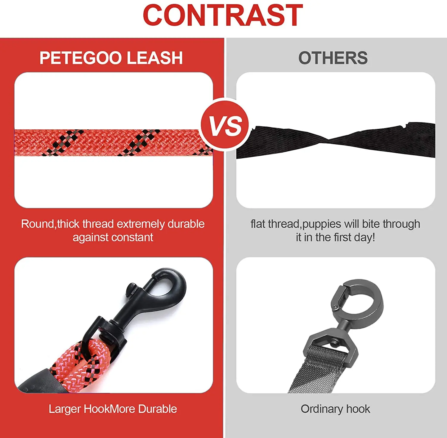 Бесплатная доставка Светоотражающий Поводок для больших собак нейлоновая