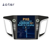 aotsr tesla 10 4%e2%80%9c vertical screen android 8 1 car dvd multimedia player gps navigation for hyundai ix25 2014 2018 carplay wifi