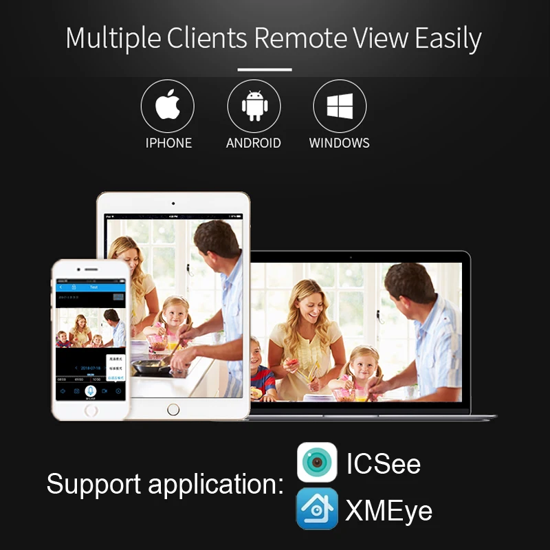 Камера видеонаблюдения JIENUO водонепроницаемая инфракрасная камера безопасности