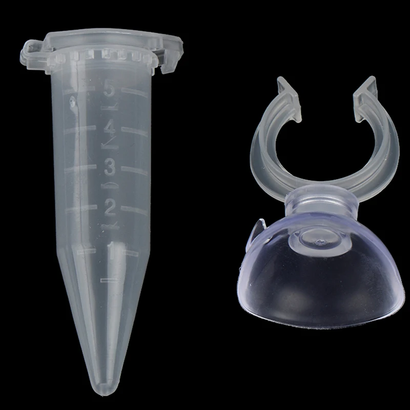 Автоматическая кормушка для рыб конический аквариум красный червячный Фидер