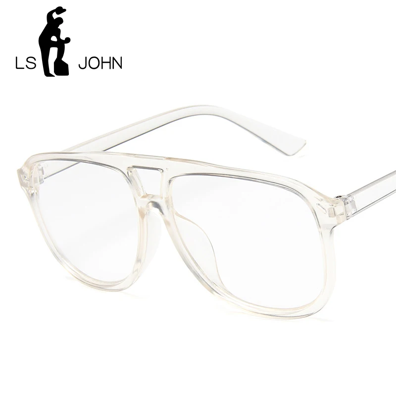 Солнечные очки LS JOHN в большой оправе для мужчин и женщин модные брендовые