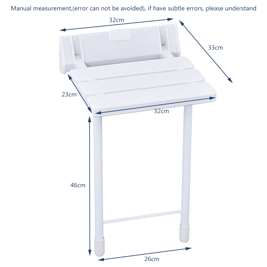 Новинка стул для ванной комнаты высококачественное бытовое настенное сиденье