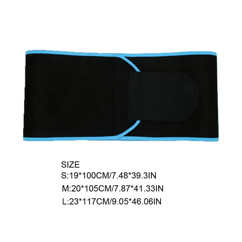 

Waist Trainer Hot Sweat Belt Body Shaper Adjustable Warming Waist Protect Weight