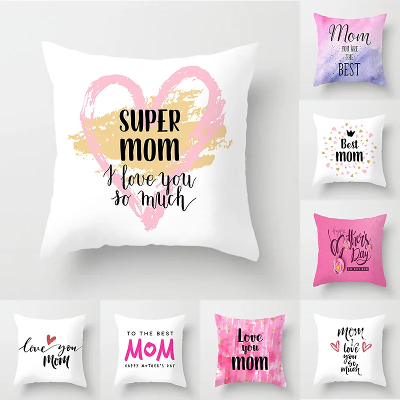 

Letters Printing Simplicity Fundas De Cojines Decorativos Watercolor Pillow Covers White Throw Pillow Nordic Sofa Cushion Cover