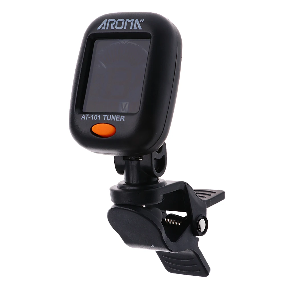 Цифровой клип на гитарный тюнер запчасти для акустической гитары вращающийся 360
